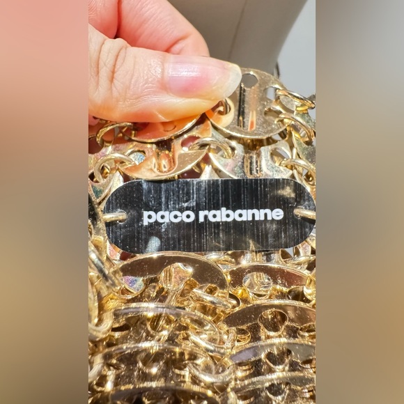 Paco Rabanne 1969 Mini Gold Bag - Picture 5 of 14